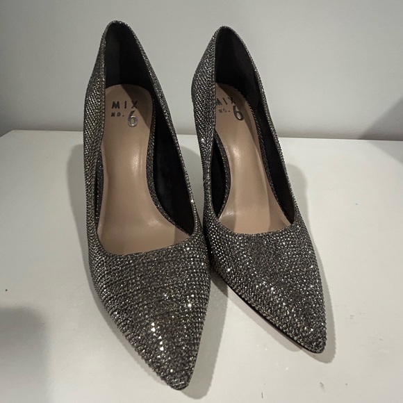Mix No. 6 Shoes - Mix No. 6 Sparkle Heels, women’s size 7.5